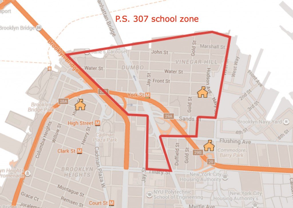 PS 307 school zone