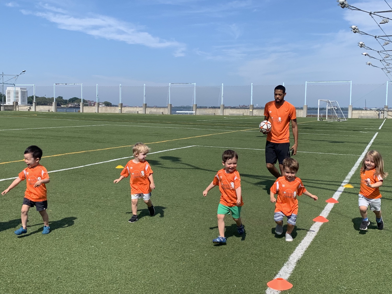 Summer soccer classes with Soccer Shots for ages 2 to 8 in Brooklyn