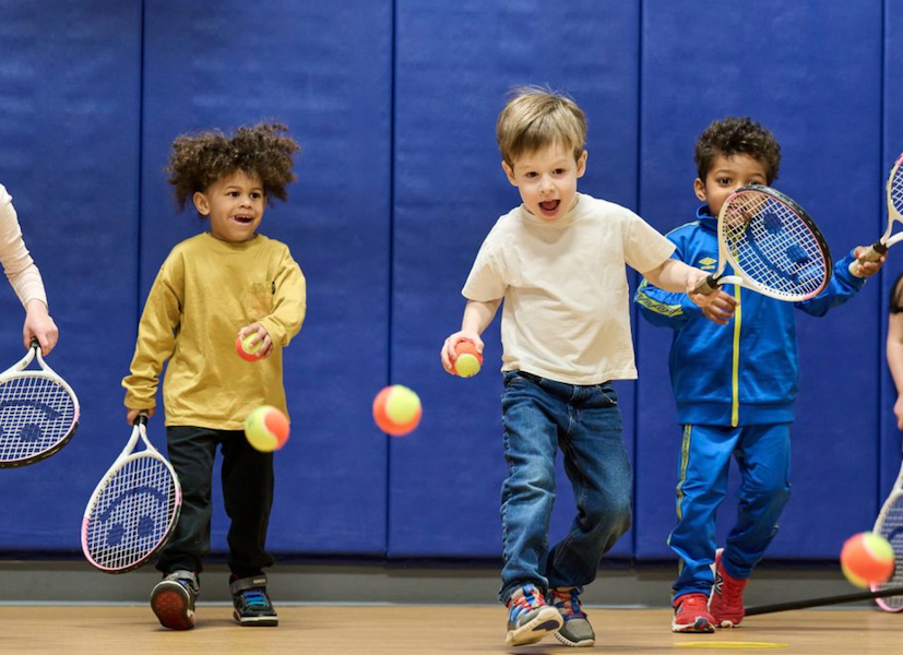 Kids tennis lesson in Brooklyn