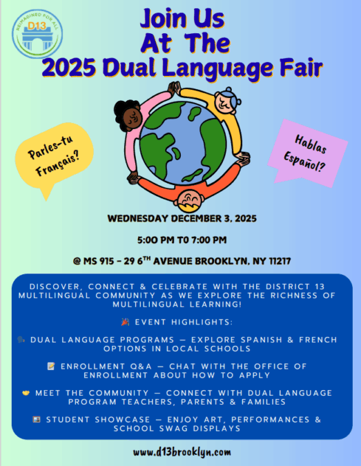 Dual Language Fair | Brooklyn Bridge Parents - News, Events and Family ...