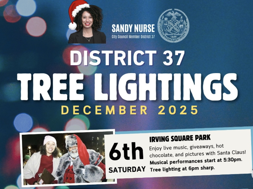 Irving Square Park Tree Lighting