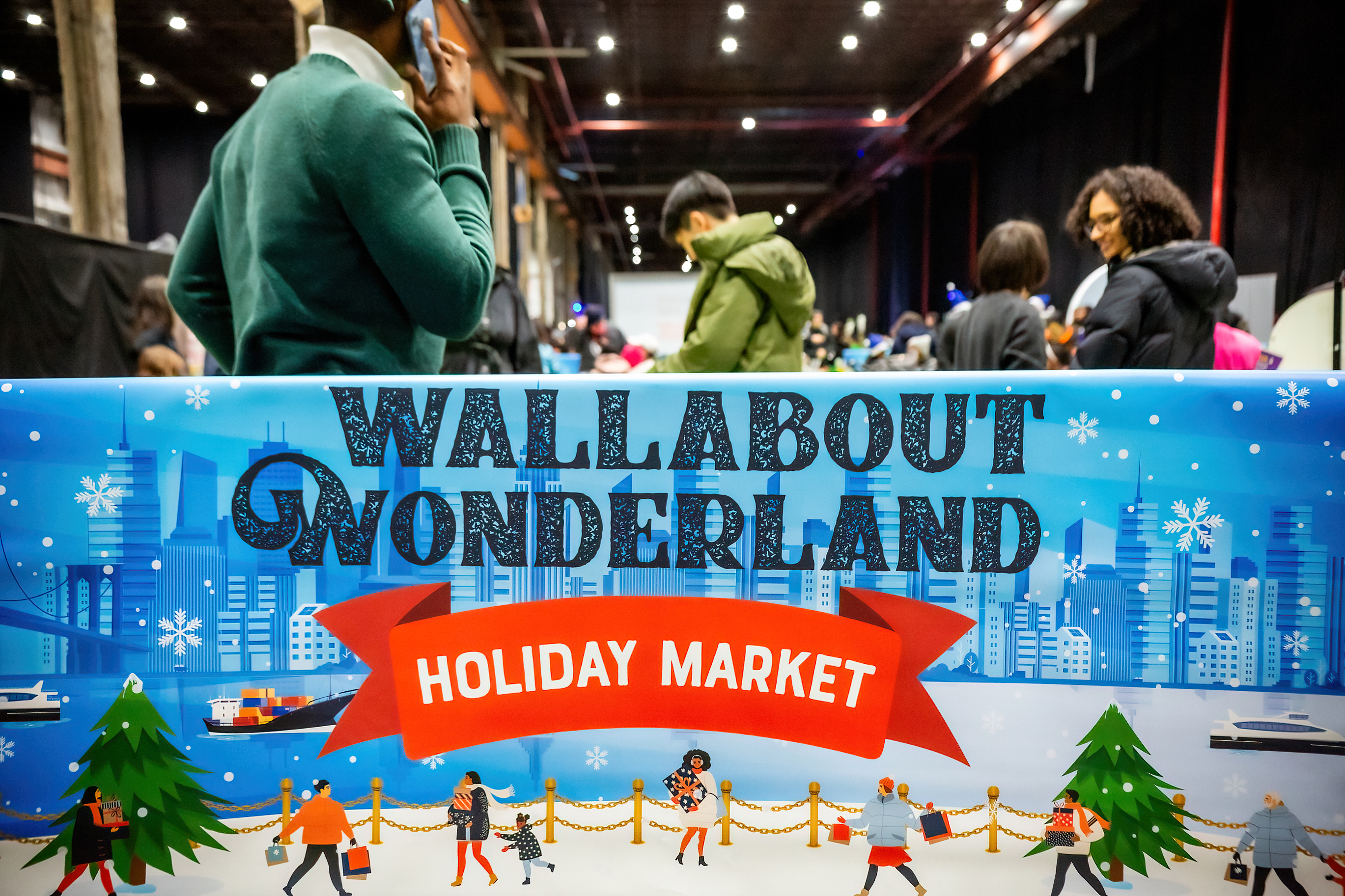 Wallabout Wonderland Family Zone by Brooklyn Bridge Parents at the Brooklyn Navy Yard Holiday Market