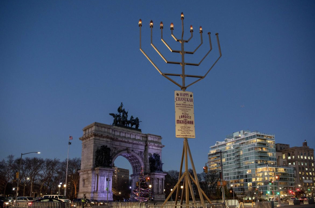 Brooklyn’s Largest Menorah Lighting & Concert at Grand Army Plaza