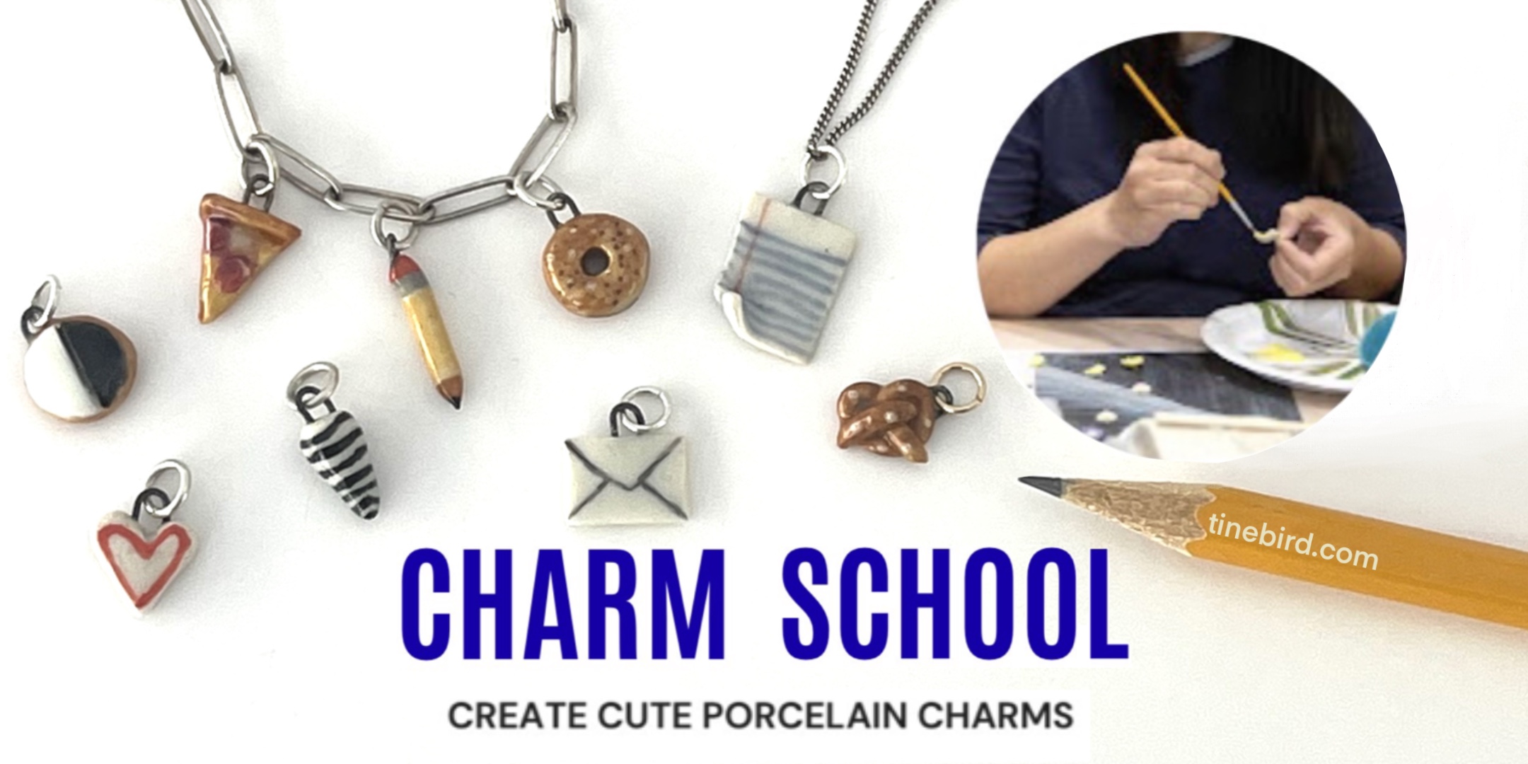 Charm School – Porcelain Charm Making Workshop