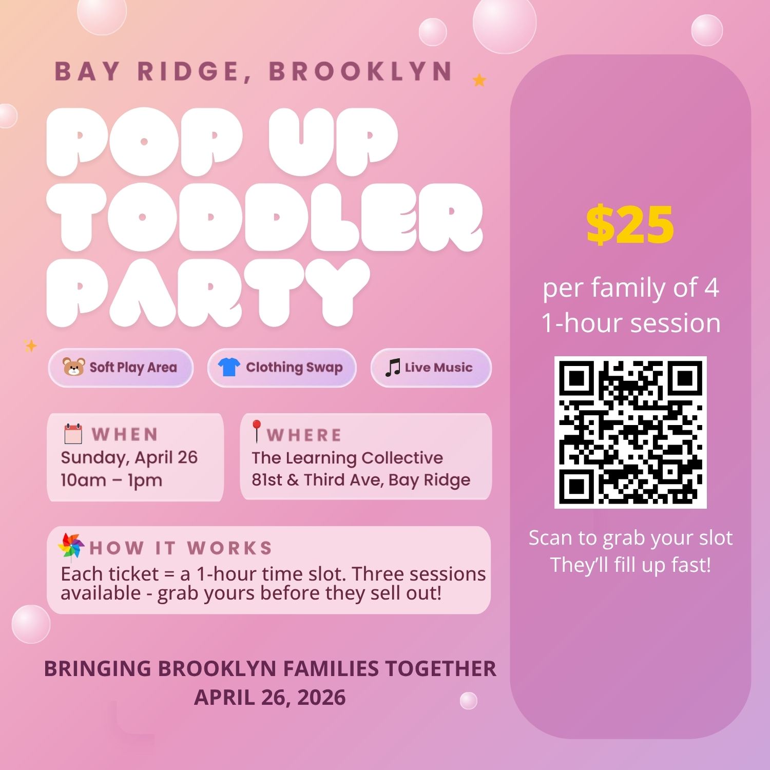 Toddler Pop Up Party 🎉