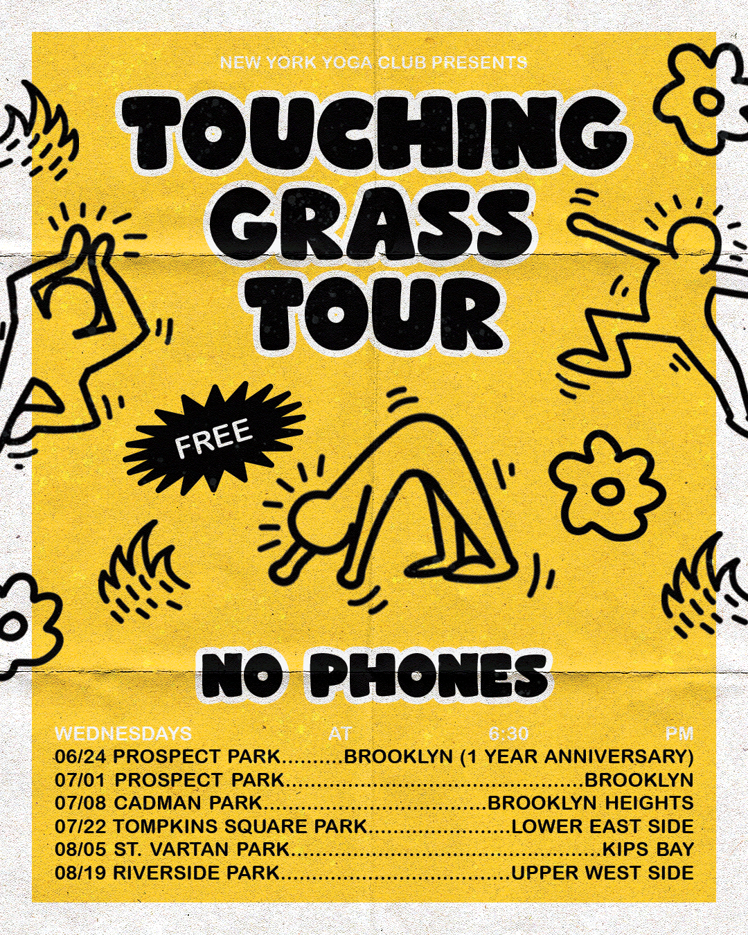 New York Yoga Club Presents: Touching Grass Tour