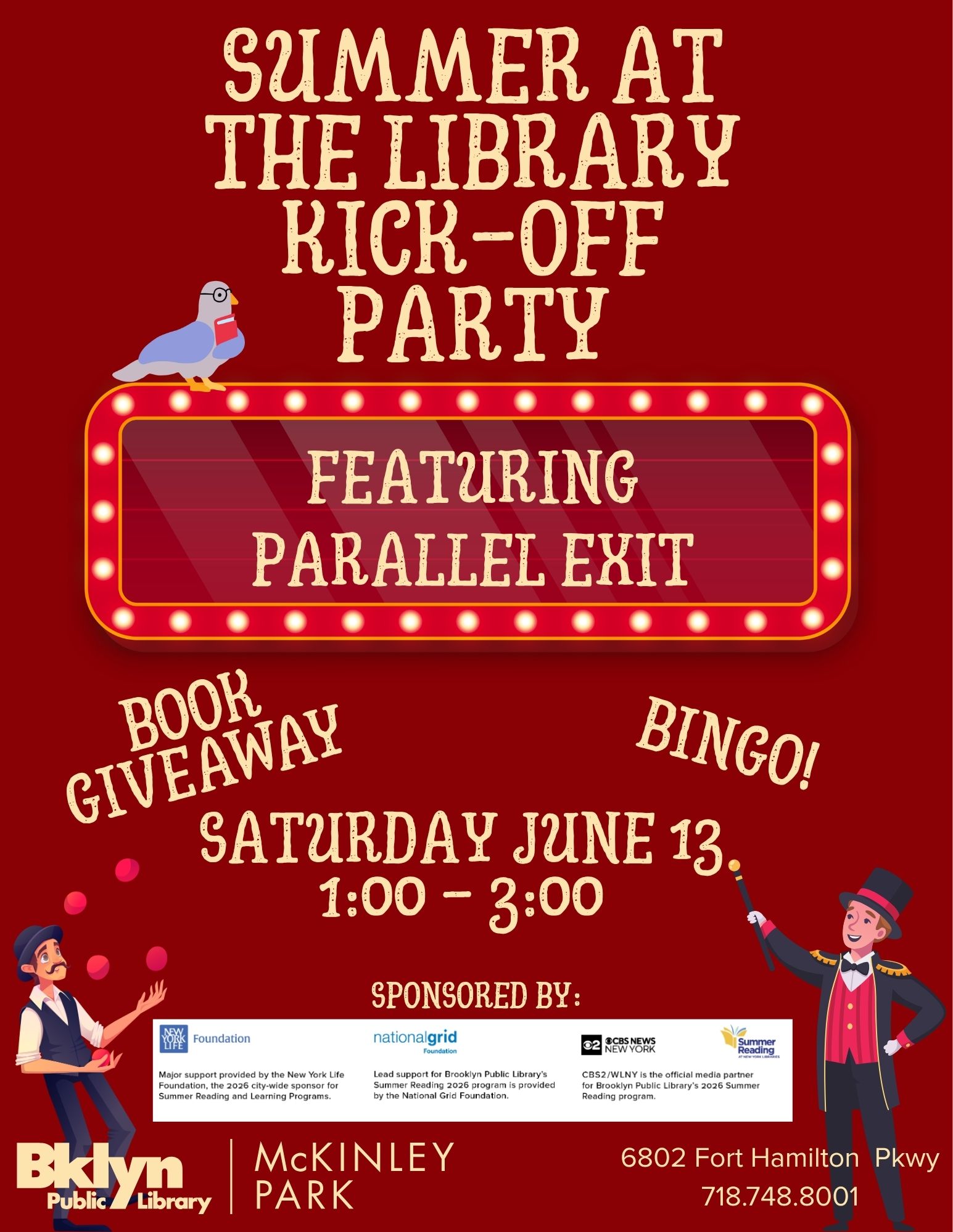 Summer at the Library Kickoff Party
