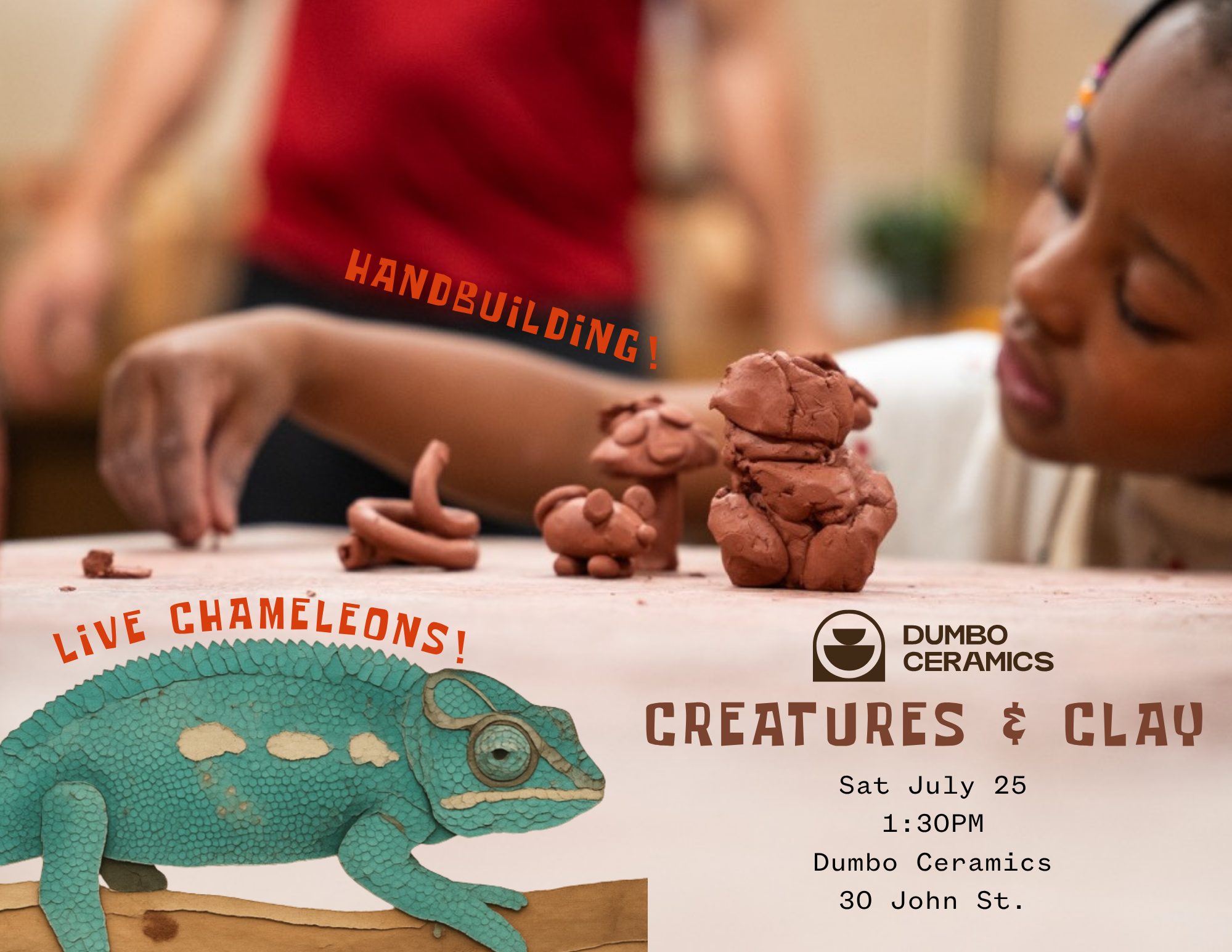 Creatures & Clay: A Chameleon Handbuilding Workshop