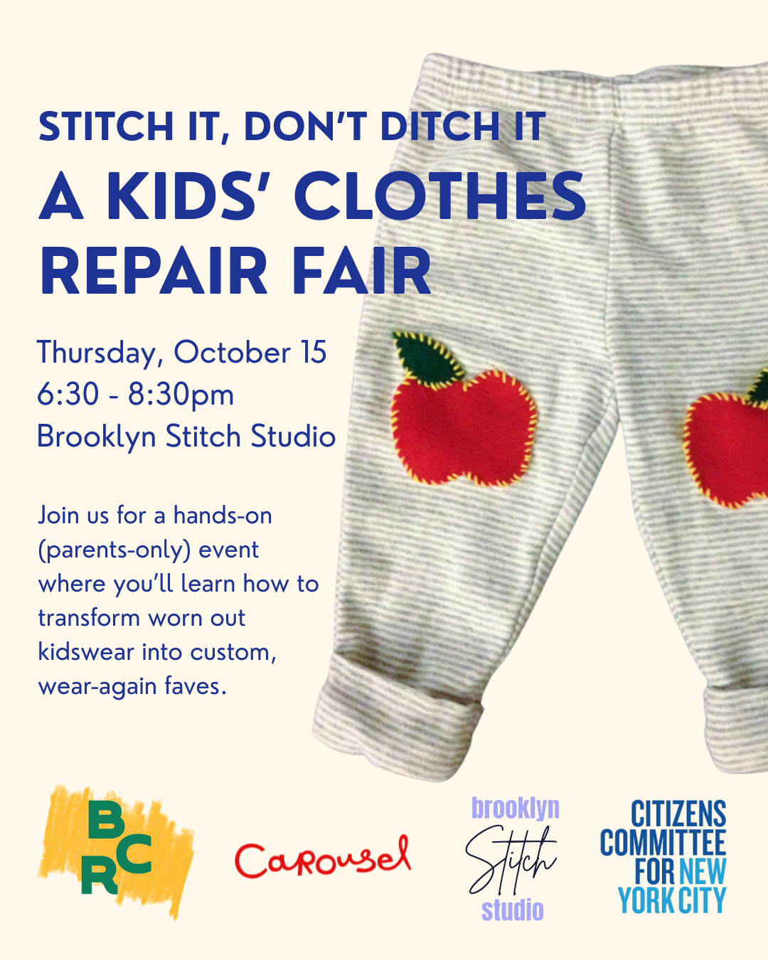 Kids’ Clothes Repair Fair