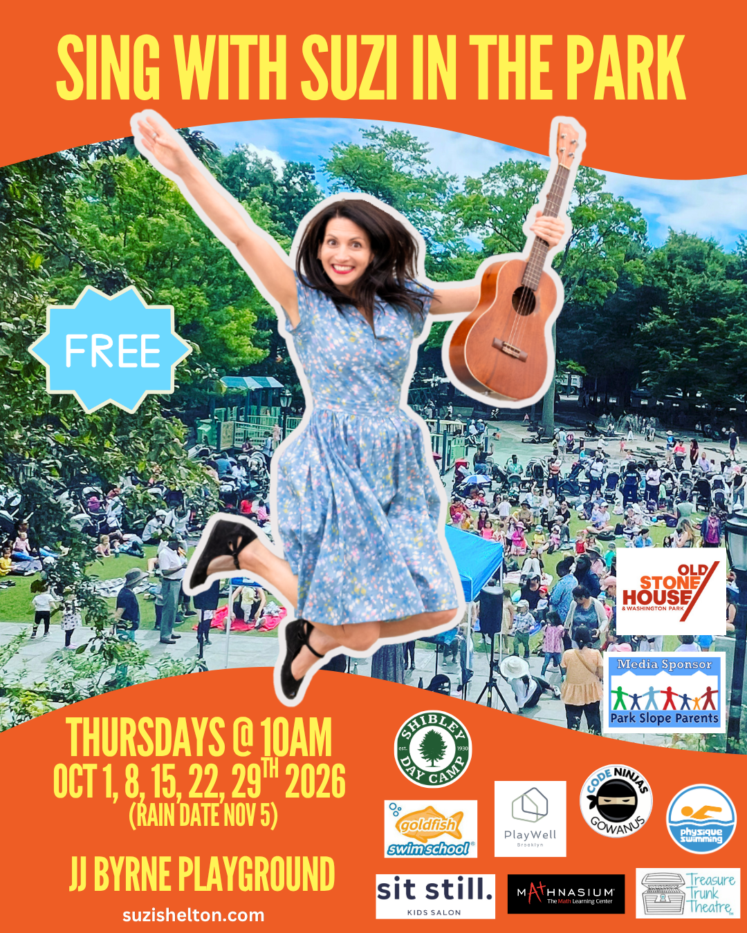 Sing with Suzi in the Park Fall 2026